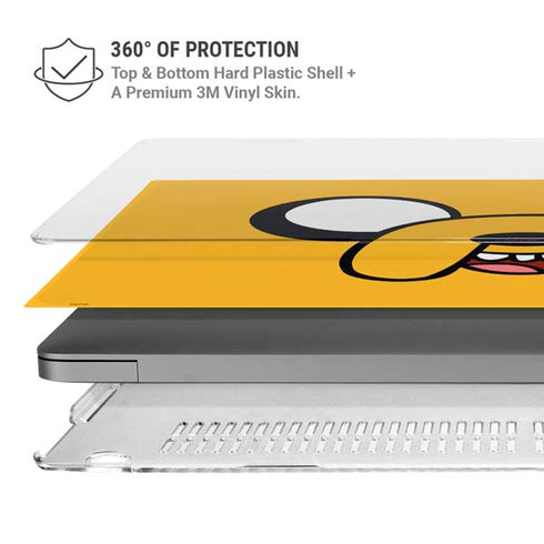 Adult Swim Adventure Time Jake The Dog MacBook Pro 14in (2021-24) Case plus Skin